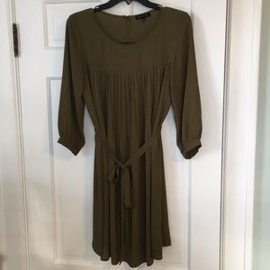 Glam Olive Dress